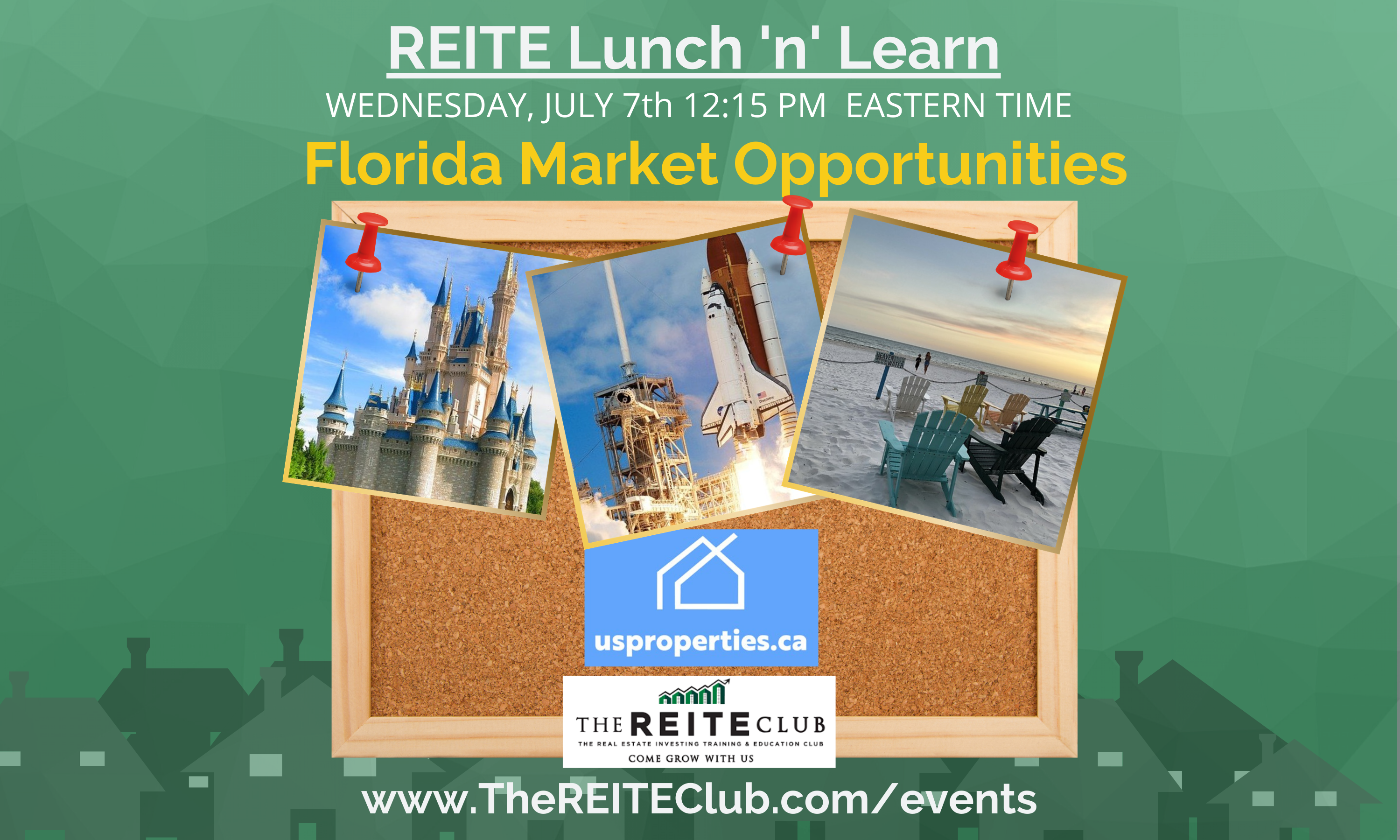 Lunch 'n' Learn - Florida Investing Opportunities with US Properties Lunch 'n' Learn - Florida Investing Opportunities with US Properties